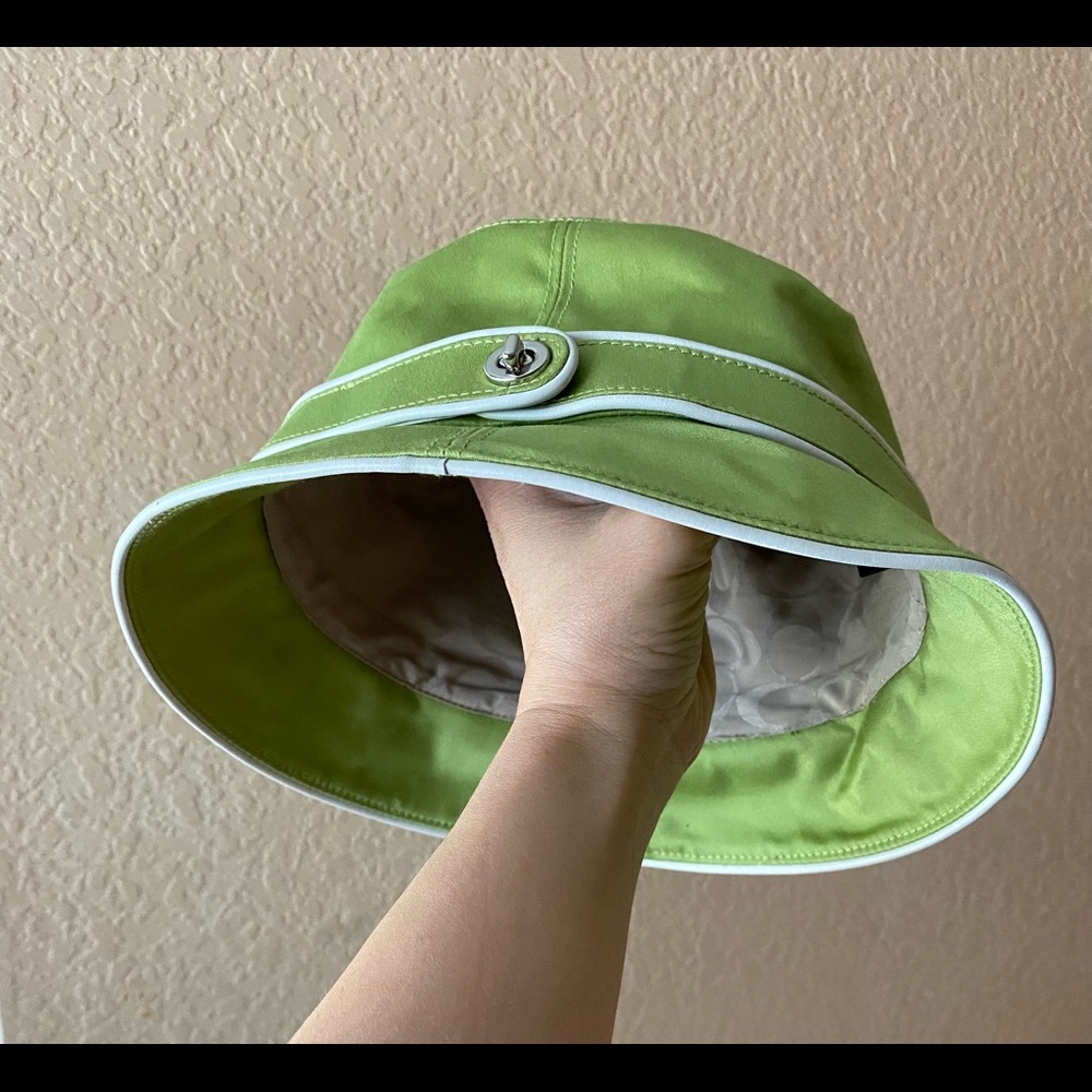 Coach bucket hat.